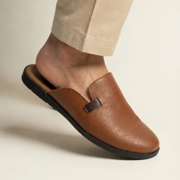 Leather Urban Mule (Brown)