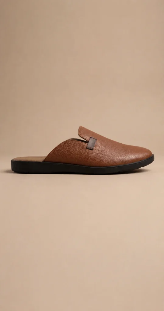 Leather Urban Mule (Brown)