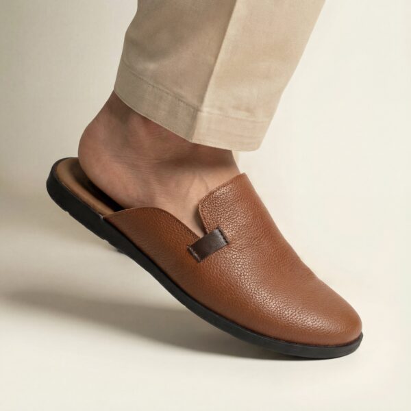 Leather Urban Mule (Brown)